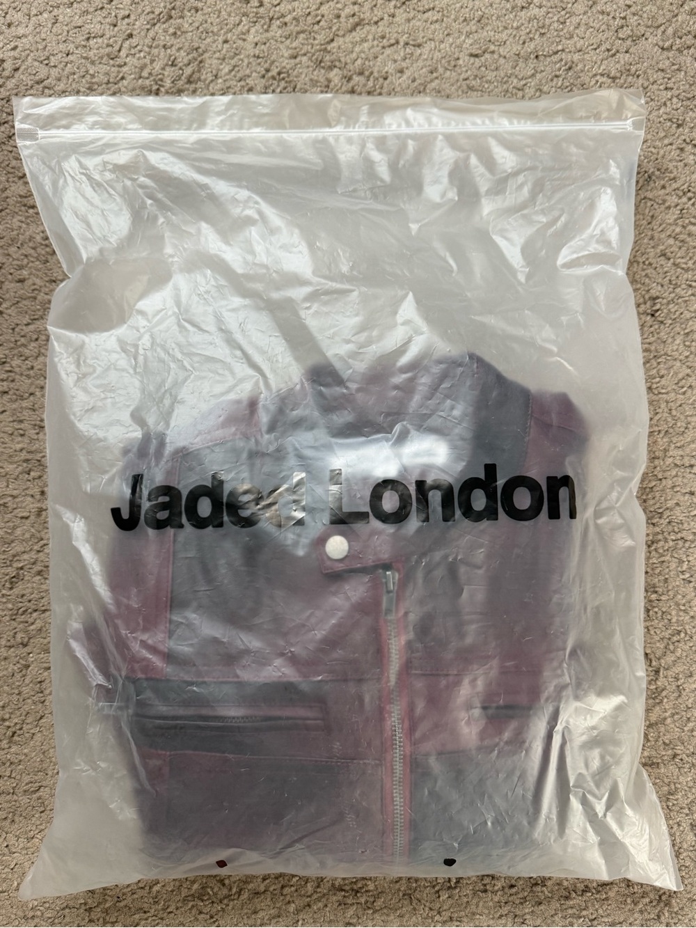 Jaded London Oxblood Piston Jacket